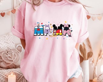 Disney Mama Shirt, Mickey and Friends Disney Mom Shirt, Disney Family Trip Shirt, Disney Mother's Day Gift, Disney Mom Shirt, Disney Lover