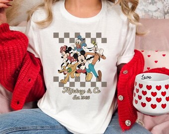 Retro Mickey & Co 1928 Shirt, Mickey and Friends Shirt, Disneyland Tee, Disney Trip Shirt, Disney Vacation Shirt, Family Matching Shirt