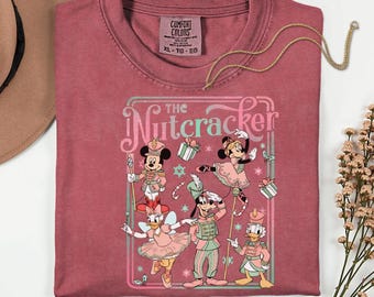 Comfort Colors® Mickey and Friends The Nutcracker Shirt, Disney Christmas Party Shirt, Disneyland Holiday Trip