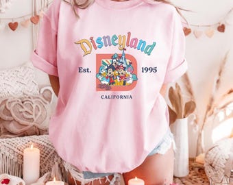 Disneyland Est. 1955 Shirt, Disneyland California Shirt, Mickey and Friends Disney Shirt, Disneyland California, Family Disney Trip Shirts