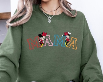 Sudadera Disney Mama, sudadera "En mi época Disney Mama". Sudadera Disney Mom, regalo Disney Mom, suéter Disney Lover, sudadera con capucha Minnie Disney.