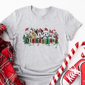 Disneyland Christmas Shirt, Christmas Family Tee, Mickey and Friends Shirt, Disneyland Shirt, Disney Tee, Disney Christmas Shirt, Xmas Gift