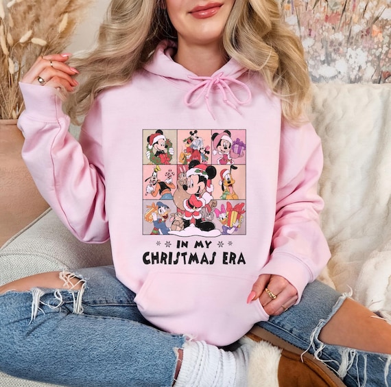 In My Christmas Era Disney Sweatshirt, Disney Christmas Party Sweater,  Mickey and Friends Sweatshirt, Disney Friends Hoodie, Disneyland Xmas