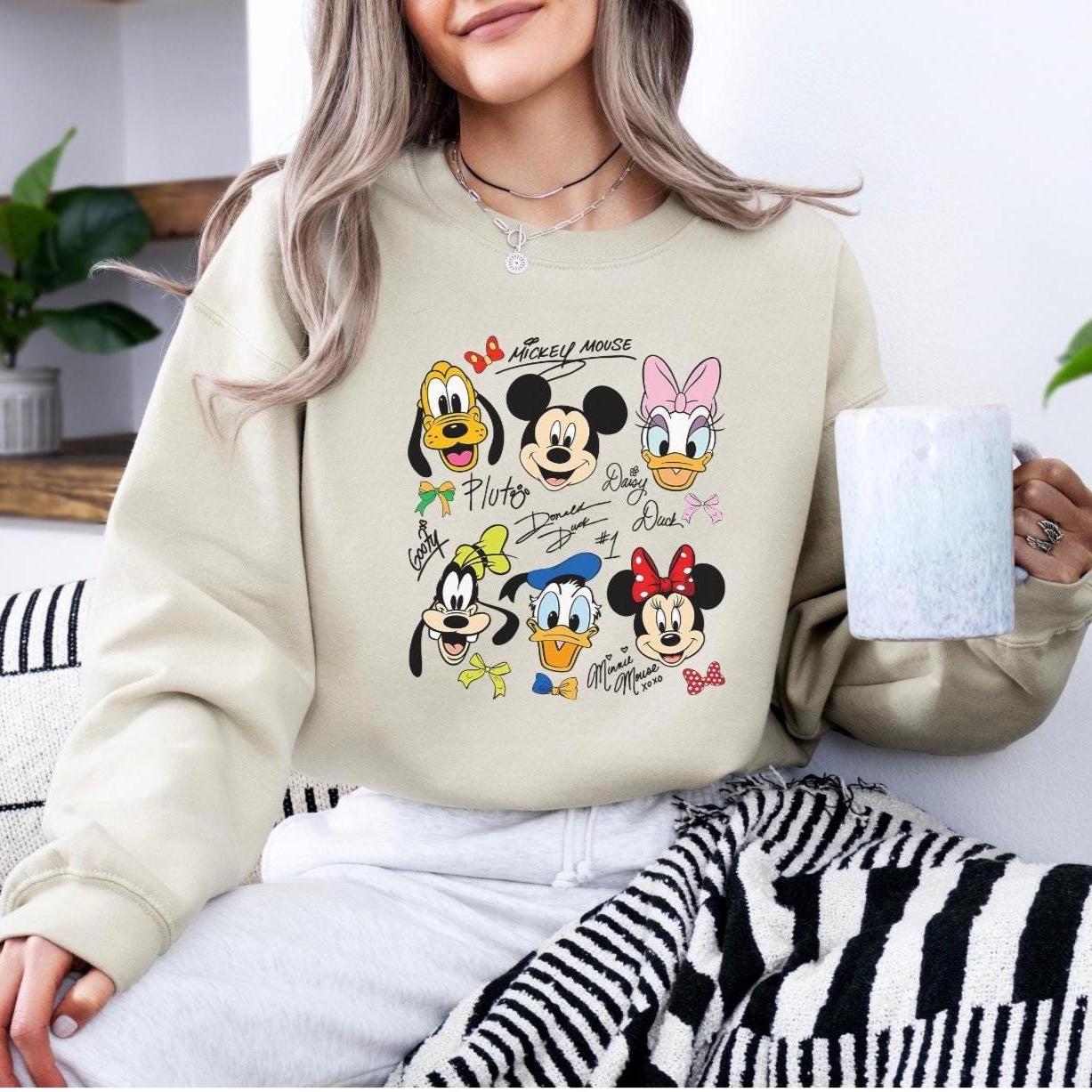Mickey and Friends Sweatshirt, Disney Friends Signature Sweater
