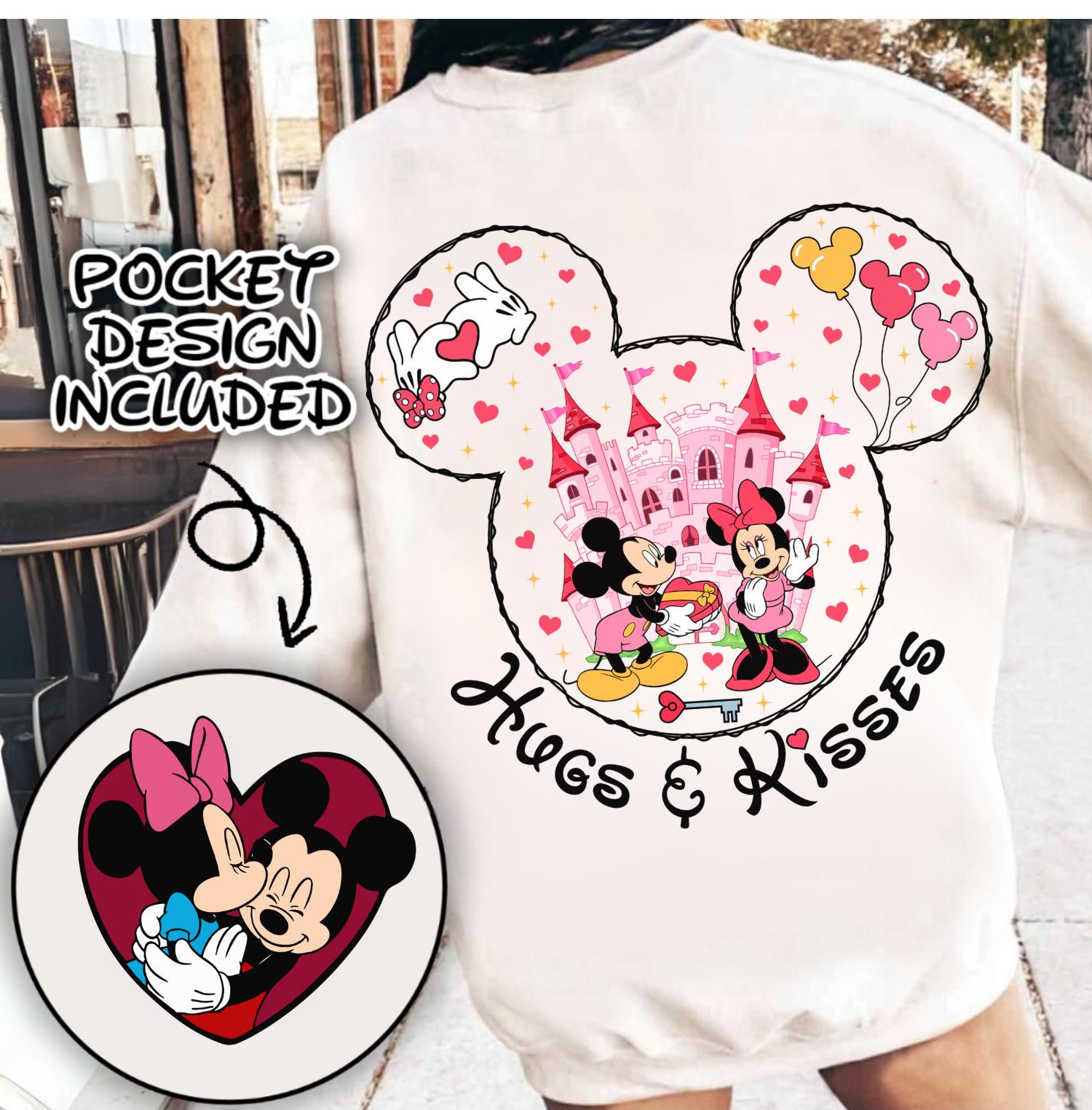 epine ＜Mickey & Minnie＞ I LOVE YOU sweat Disney Mickey Minnie Love Sweatshirt, Mickey and Minnie Valentines