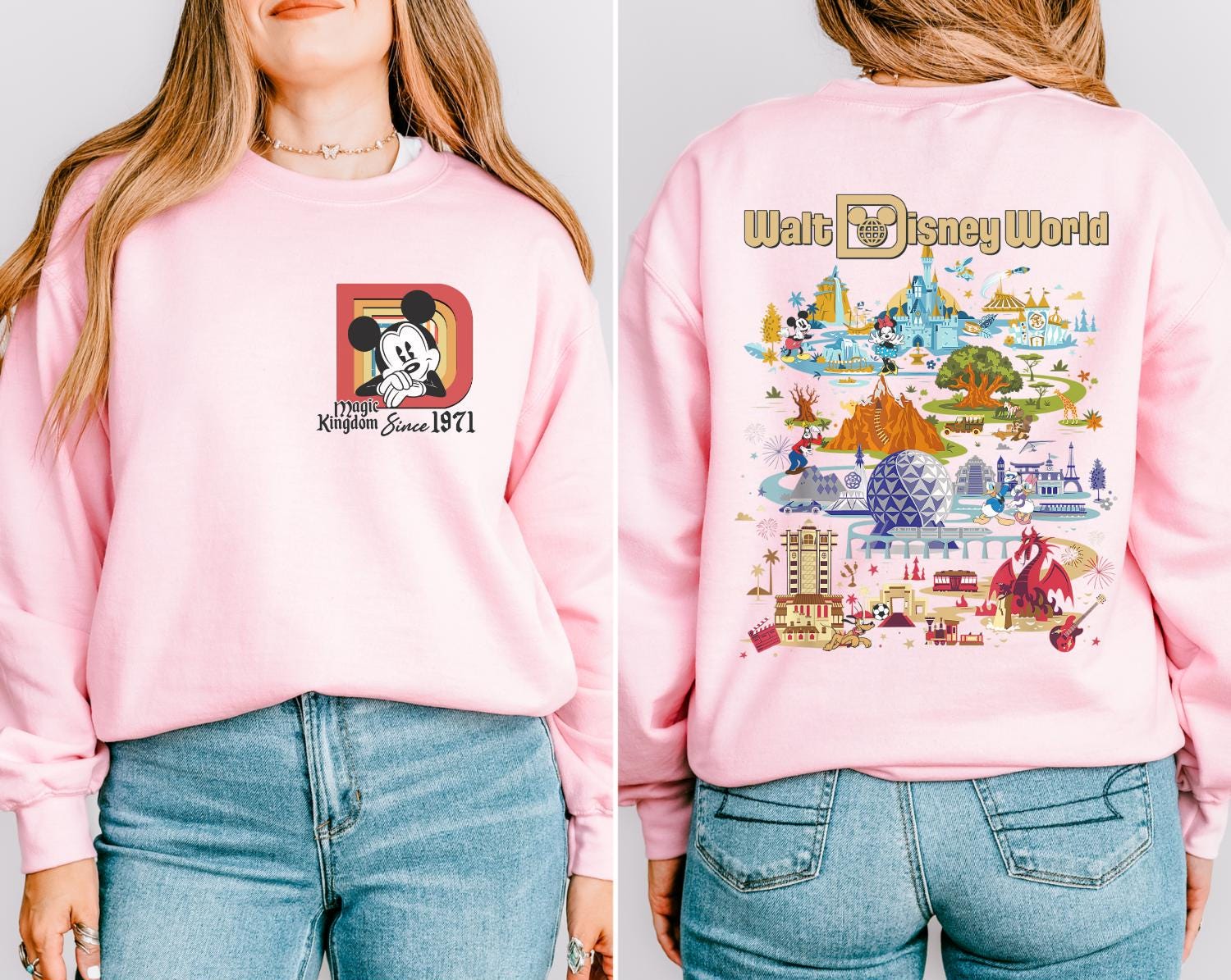 Walt Disney World Sweatshirt, Vintage Disneyworld Sweatshirt