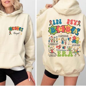In My BCBA Era Sweatshirt, Custom BCBA Hoodie, BCBA Therapist Gift, Behavior Analyst Sweater, Special Education Teacher Sweat, Mental Health