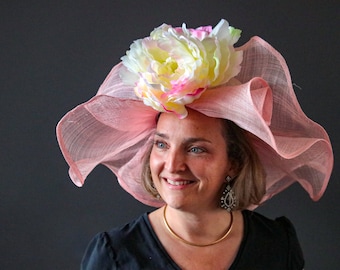 Gris Plume Millinery Burlesque Serre-tête Mariage Chapeau Cheveux Pièce