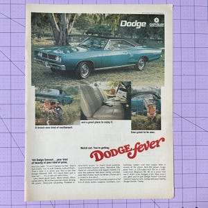 1967 Magazine Ad for 1968 Dodge Coronet