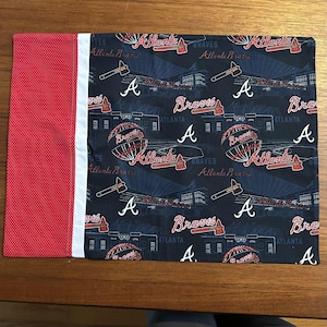 Toddler Pillowcase Handmade MLB Atlanta Braves