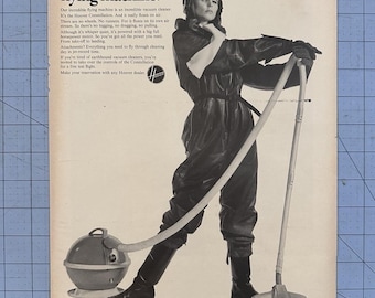 1967 Hoover Incredible Flying Machine Constellation Vacuum Print Ad