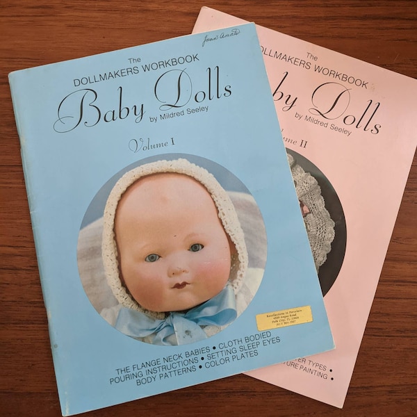 2 Dollmakers Workbook Baby Dolls Seeley 1987 Books