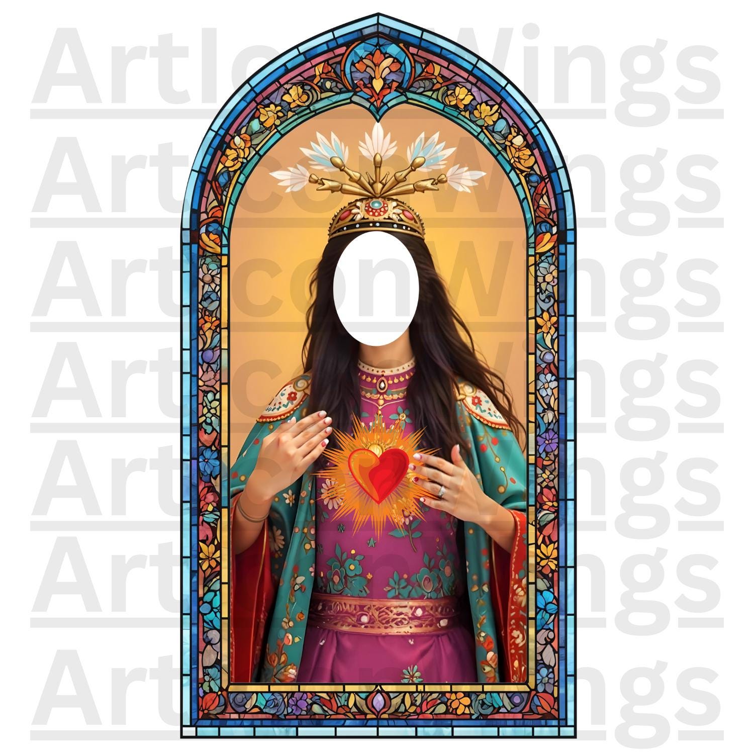Female Prayer Candle Templates PNG (set of 3), JPEG Prayer Candle ...