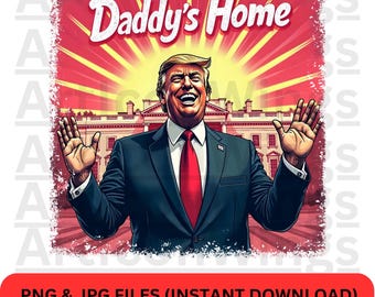 Pappas hem Trump Pappas hem Vita huset Trump 2025 Trump digital nedladdning Donald Png 2024 pappas hem Trump Png rosa Trump-konst