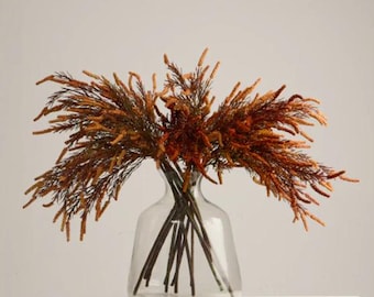 Tall Artificial Orange Spray Stem: Rustic Fall Home Decor, 92cm