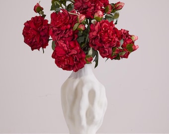 Artificial Red Rose – Realistic Silk Flower, Home Decor and Wedding Arrangement