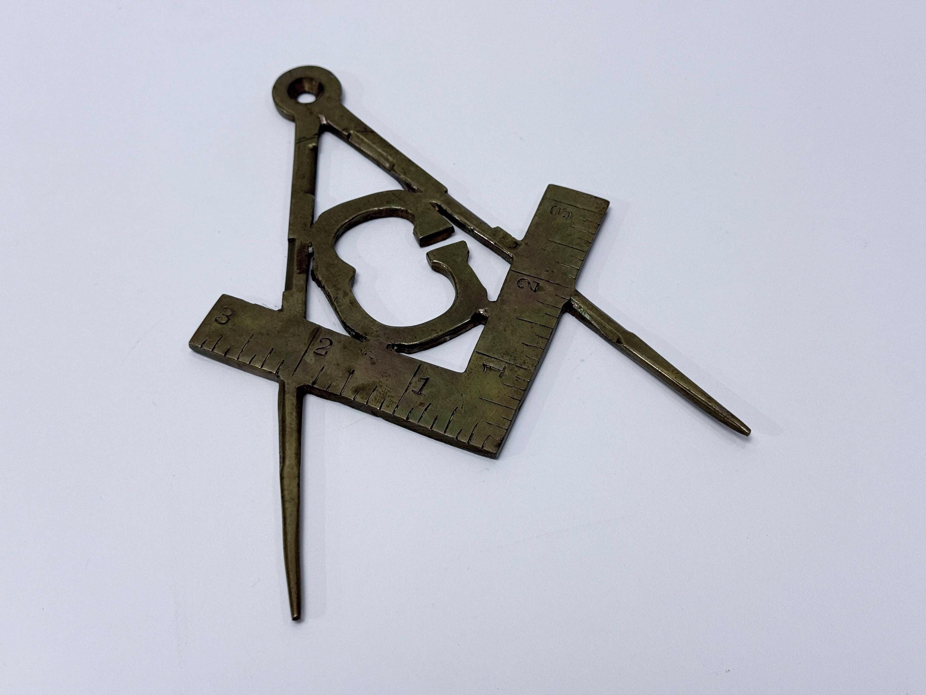 ▪️50’s【FREE MASONRY】ACCSESSORIES Masonic 50 Year Membership Lapel Pin