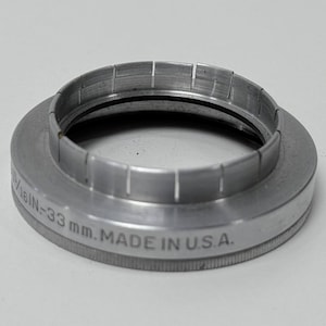 Kodak Serie VI Adapterring 33 mm 15 Zoll Vintage Bajonett USA 1960er Jahre