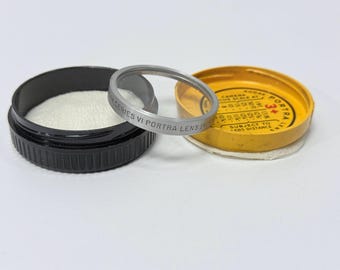 Kodak Series VI Portra Lens 1 Plus Adapter with Case Vintage Front Mount USA 1960s