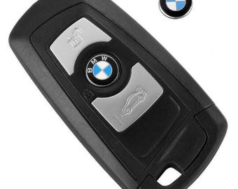 Naklejka z logo BMW Key 11 mm na samochód z emblematem do serii 1, serii 3, serii 5, serii 6, serii 7, X1 X5 X6 Z3 Z4
