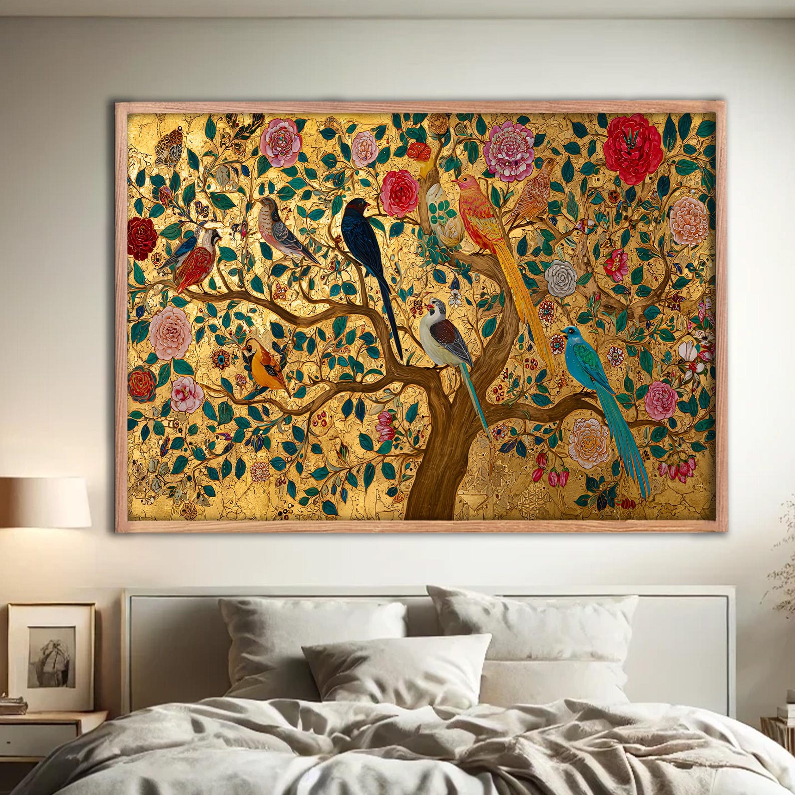 Gustav Klimt Tree of Life Textured Canvas Wall Art: Extra Large Framed ...