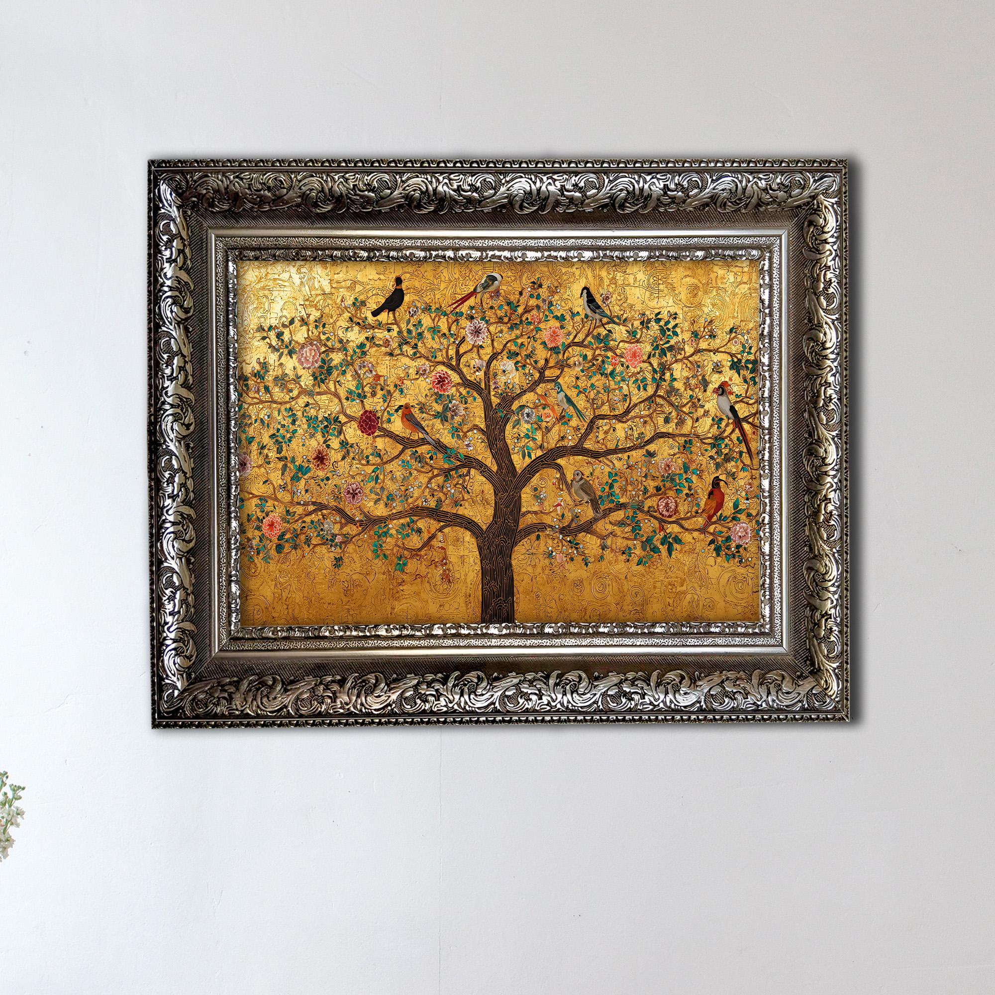 Gustav Klimt Tree of Life Large Canvas Wall Art: Framed Artwork ...