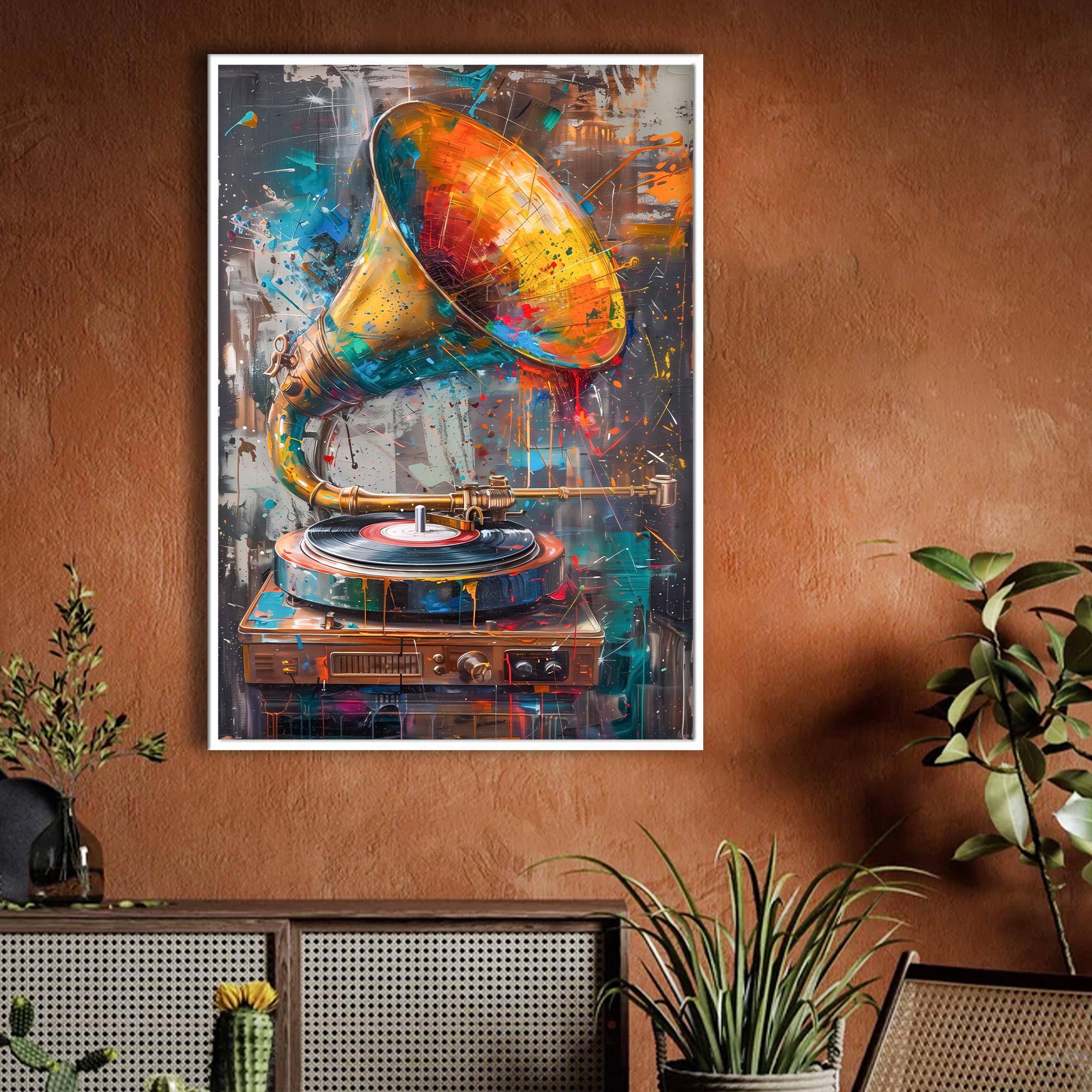 Vintage Music Canvas Art Print: Maximalist Home Decor - Etsy