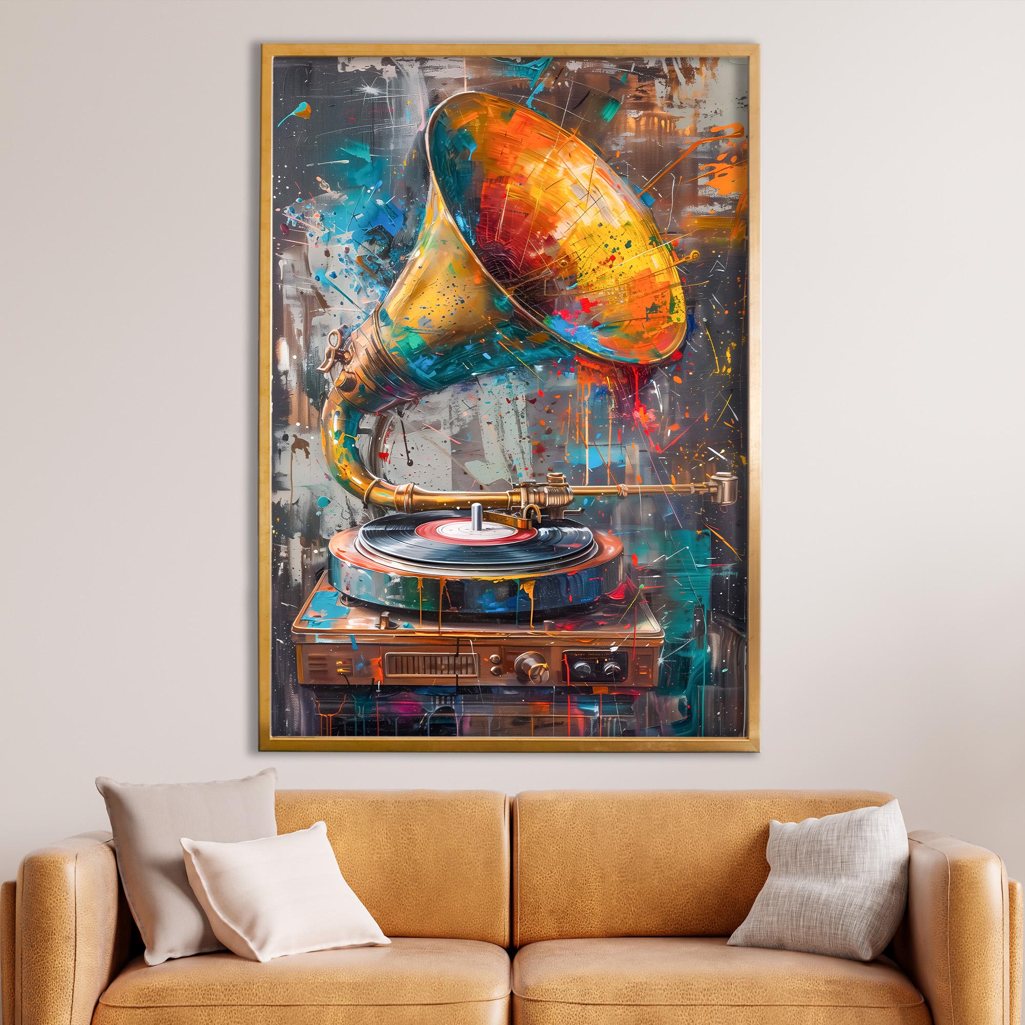 Vintage Music Canvas Art Print: Maximalist Home Decor - Etsy