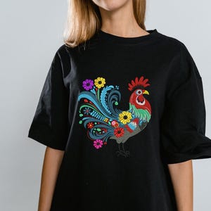 Rooster embroidery design, Cock Embroidery, Majestic Rooster embroidery, Rooster Silhouette, American Rooster, Machine embroidery design