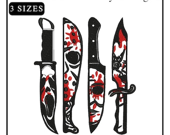 Halloween Embroidery Design, Halloween Knives Embroidery, Halloween House Embroidery,Sanderson Sisters, Witch Embroidery, Machine Embroidery