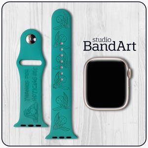 Eeyore Apple Watch Band: Engraved Winnie the Pooh Silicone Strap