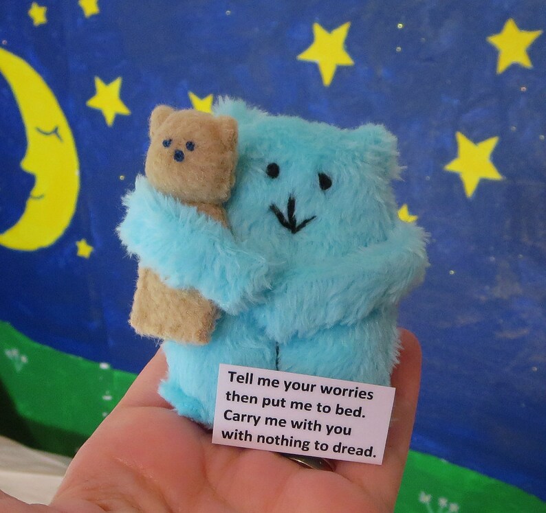 Worry Monster plush stuffed animal for Anxiety plushie | Etsy