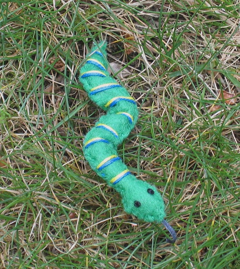 small stuffed snake