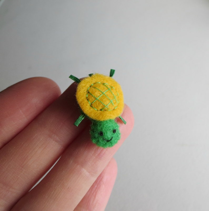 Altoid Blech Schildkröte Spielset filz Stofftiere Bild 2