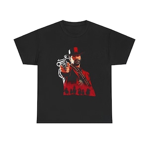 Arthur Red 2 Unisex T-Shirt - Western Videospielbekleidung, Cowboy Gaming T-Shirt, Outlaw Game Merchandise, Wilder Westen