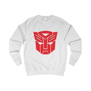 Autobot Red Variant Unisex Sweatshirt - Transformers Inspired Graphic Sweatshirt, Optimus Prime Fans Apparel, Geeky Gift for Him or Her,