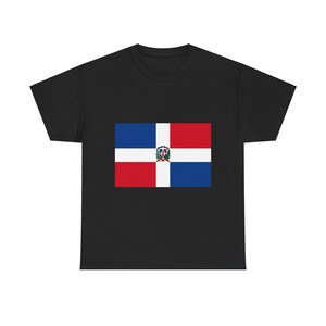 Dominican Flag T-Shirt, Dominican Republic Pride Tee, Unisex Heavy Cotton Shirt, National Heritage Apparel, Dominican Independence Day Gift