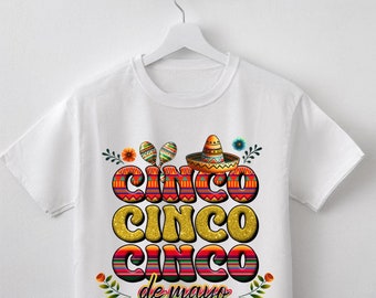 Cinco De Mayo Shirt,Mexican Fiesta Shirt,Colorful Sombrero Tee,Fiesta Party,Taco Lover Shirt,Cinco De Mayo Celebration Shirt,Festive Holiday