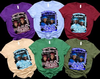 Personalized Graduation Shirt,Custom Graduation Photo T-shirt,Custom Family shirt 2026,High school graduation shirt,Personalized School Tee
