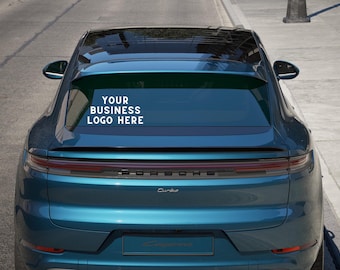 Custom Business Window Decal Car Rear Window Sticker Waterproof Vinyl Branding for Vehicles Custom Rear Window Decal Car Sticker Rear Window