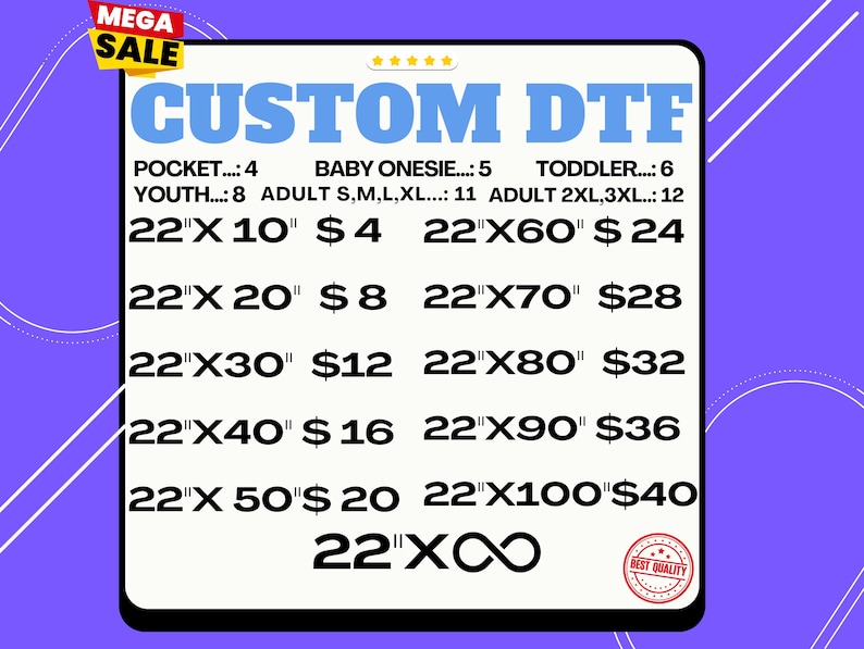 Dtf Transfer, Custom DTF Print, Hot Peel Dtf Gang Sheet, High Quality ...