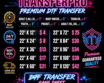 Custom DTF Transfer,Wholesale Dtf Prints, Dtf print, Dtf Bulk Order,High Quality Shirt Transfer,Personalized Apparel Print,DIY  Shirt Design