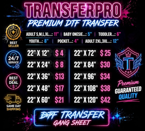 Custom DTF Transfer,Wholesale Dtf Prints, Dtf print, Dtf Bulk Order,High Quality Shirt Transfer,Personalized Apparel Print,DIY  Shirt Design