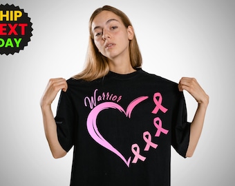 Custom Awareness Ribbon Heart,Warrior Cancer Support TShirt,Multiple Colors for Causes,Awareness Ribbon,Awareness Ribbon,Cancer Support Gift