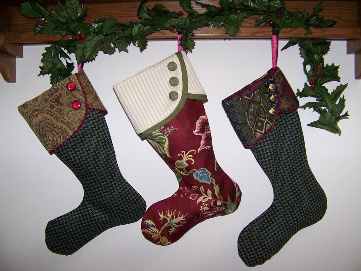 Christmas Stocking Pdf Pattern and Tutorial Easy Pattern Immediate ...