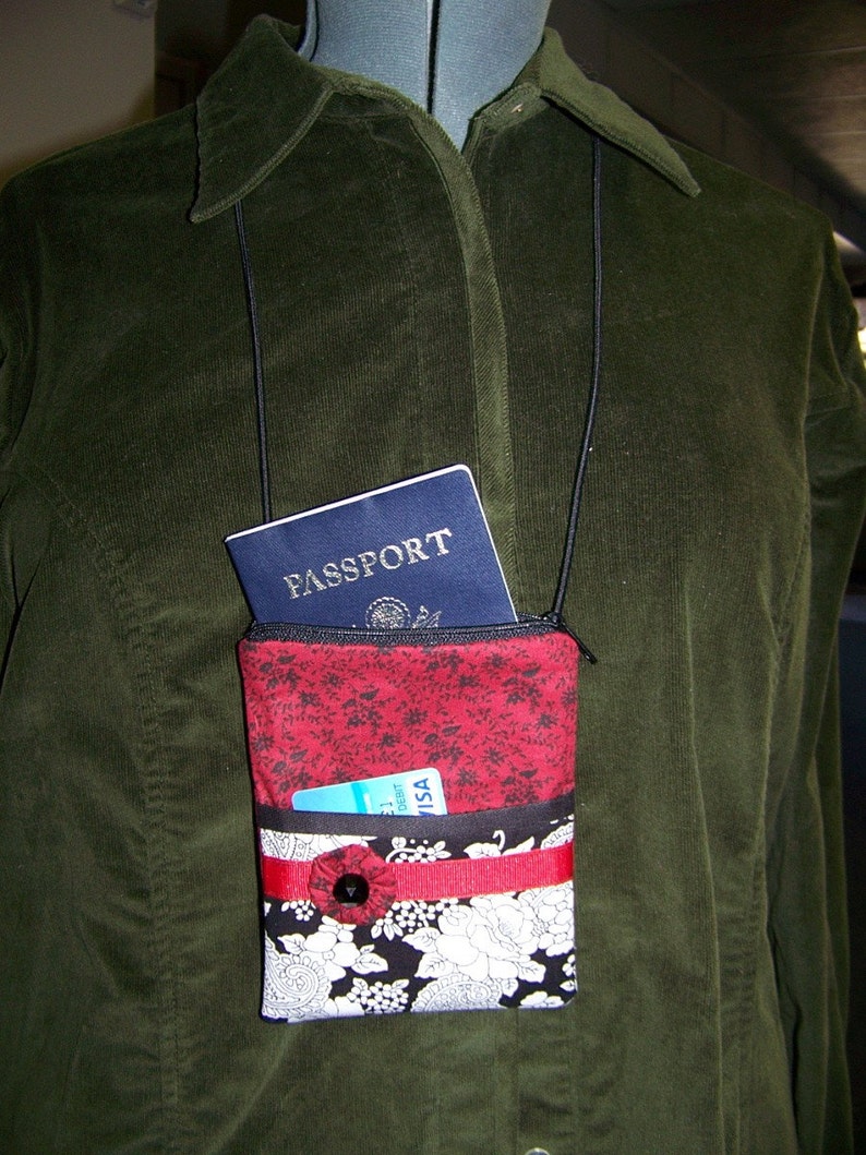 Smart Phone or Passport Case With Neck Strap or Small Sling Etsy