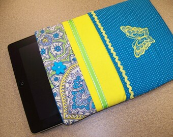 iPad Air sleeve also iPad 2,3,4, Tablet Sleeve Cover pdf Pattern Easy to make, with instant Download