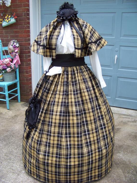 Victorian Plaid Skirt