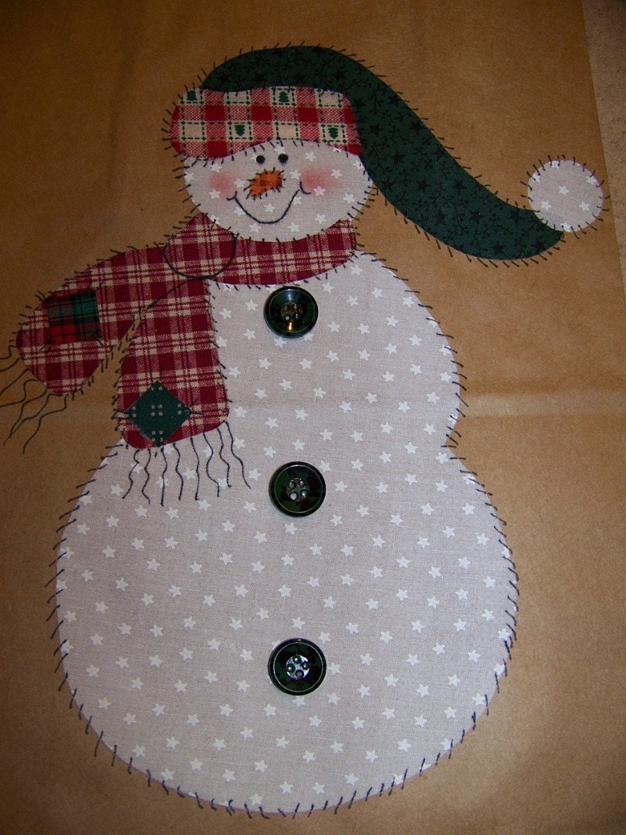 SALE Applique Patterns Snowman Angel and Christmas Tree Pdf - Etsy