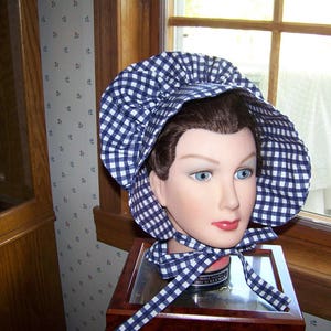 Ladies Adult Bonnet Costume pdf Pattern with Immediate Download e-file